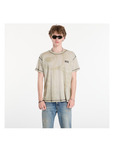 Тениска Diesel T-Norm-V15 T-Shirt Light Grey L