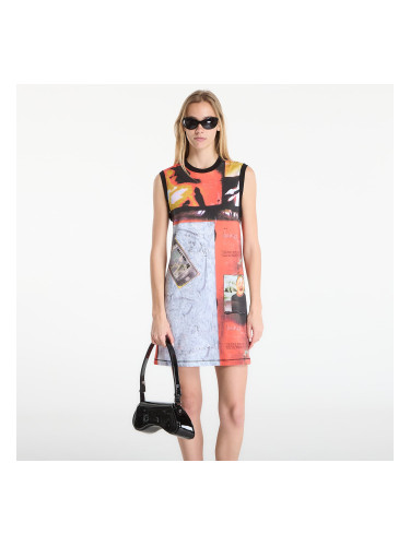 Облекло Diesel D-Hessa Dress Printed Jersey L