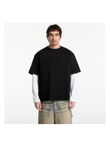 Тениска PLEASURES Neural Applique Shirt Black L