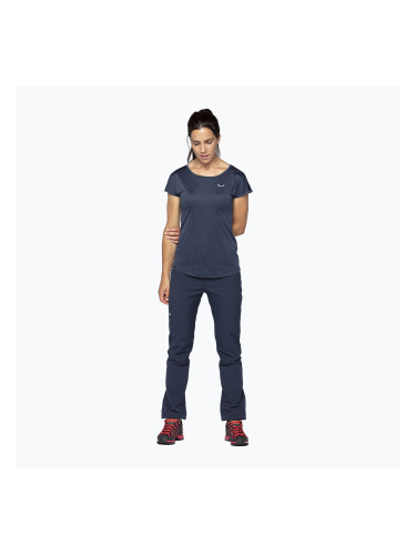 Salewa дамска тениска за трекинг Puez Melange Dry navy blue 26538
