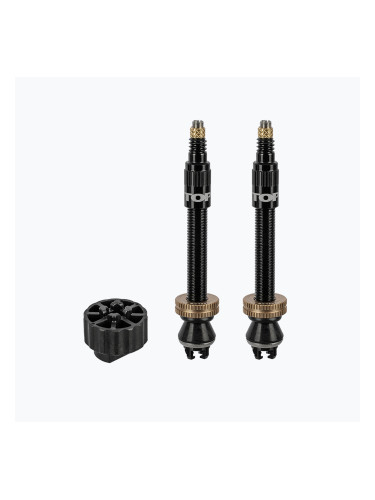 Комплект вентили Topeak Turboflow Valve Kit 60 mm black