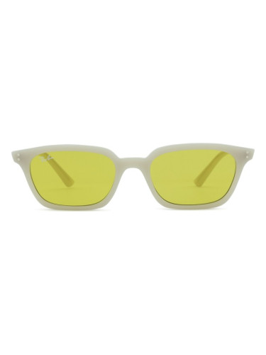 Ray-Ban Zaya RB4456 68086D 53 - правоъгълна слънчеви очила, unisex, сиви, огледални