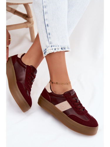Дамски маратонки на платформа BIG STAR SHOES
