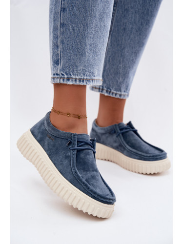 Дамски обувки на платформа Boto Suede