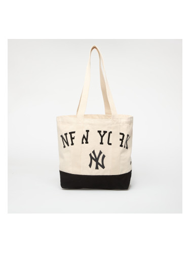 Чанта New Era MLB Tote Bag New York Yankees Ivory/ Black Universal
