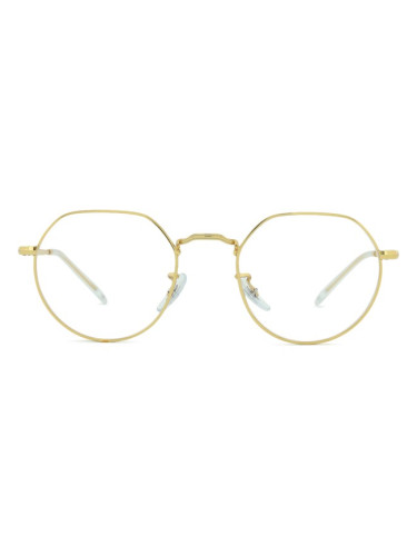 Ray-Ban Jack 0RX6465 3086 49 - диоптрични очила, кръгла, unisex, златни