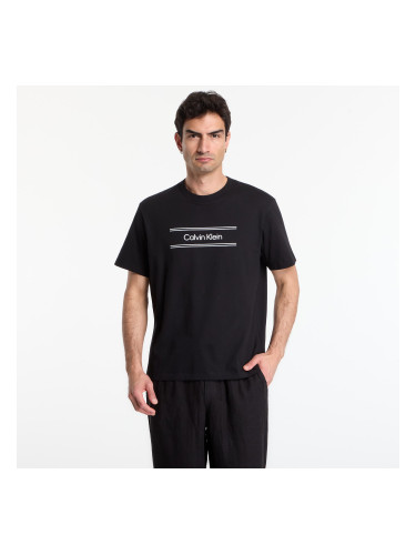 Тениска Calvin Klein Ss 20S Eu Spw Standard Graphic Tee Black L
