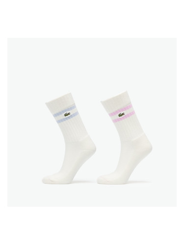 Чорапи LACOSTE Socks Flour/ Phoenix Blue-Albizia 39-42