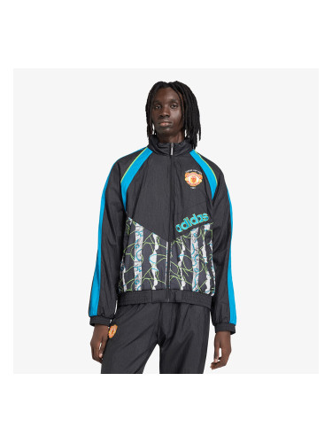 Суитшърт adidas Manchester United Woven Track Top 90 Black M