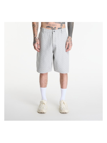 Къси панталони Daily Paper Washed Monogram Woven Shorts Grey S