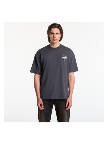 Тениска AllSaints Pentacle Ss Crew Graphic T-Shirt Washed Black M