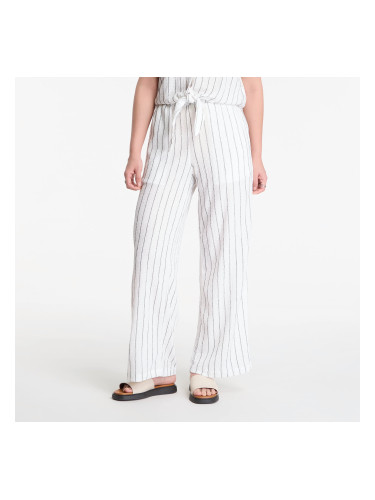 Панталони Urban Classics Ladies Structured Striped Relaxed Fit Pants Off White/ Black L