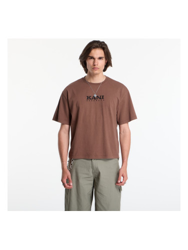 Тениска Karl Kani Retro Stencil Boxy T-Shirt Brown S