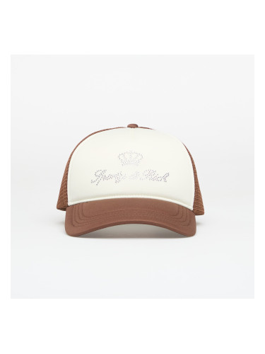 Шапка Sporty & Rich Juicy Crown Trucker Hat White/ Chocolate Universal