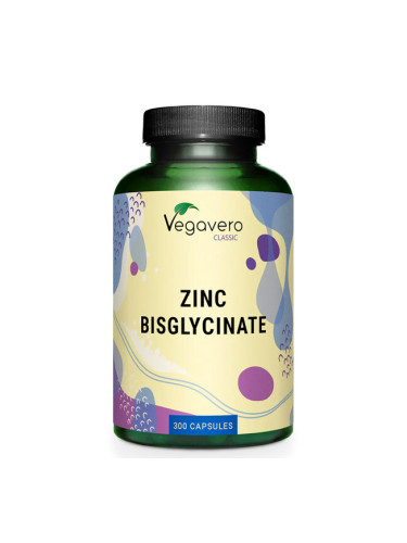 Цинк (бисглицинат) 12.5 mg 300 капсули | Vegavero