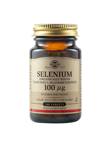 SOLGAR - Selenium 100 mcg - 100 таблетки