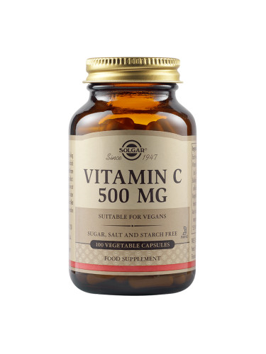 SOLGAR - Vitamin C with Rose Hips 500 mg - 100 таблетки