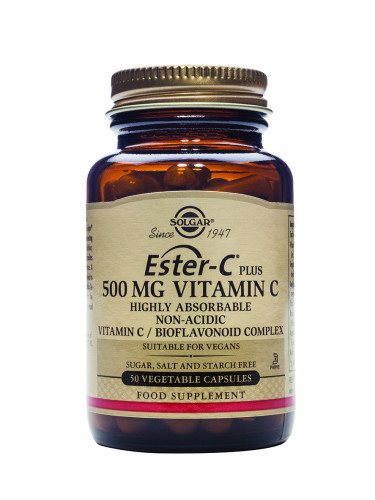 SOLGAR - Ester-C Plus 500 mg - 50 веган капсули