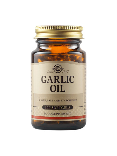 SOLGAR - Garlic Oil - 100 меки капсули