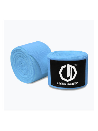 Боксьорски бандажи Octagon Legion Standard 500 cm light blue