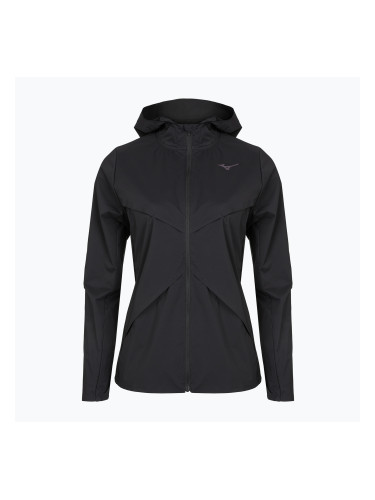 Дамско яке за бягане Mizuno Tech Thermal Charge Hooded black