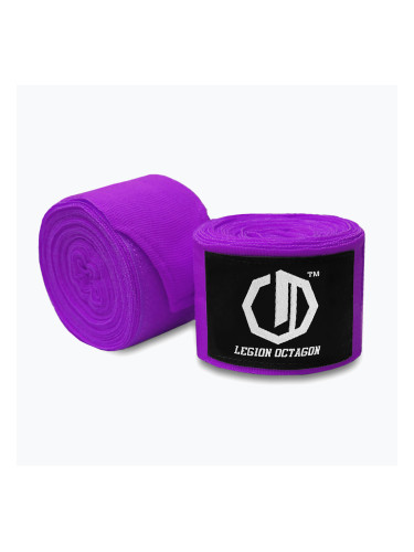 Боксьорски бандажи Octagon Legion Standard 500 cm purple