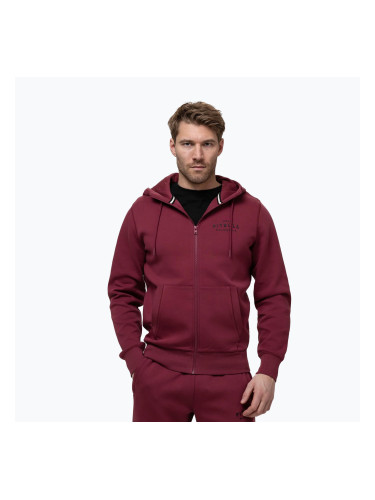 Мъжки суитшърт Pitbull Sampson Hooded Zip Sweatshirt burgundy