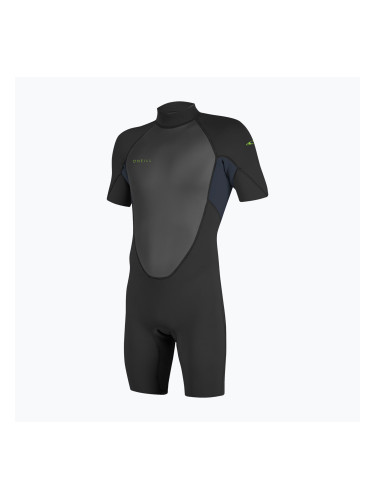 Детски неопренов костюм за плуване O'Neill Youth Reactor-2 2mm Back Zip SS Spring black/slate