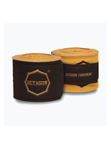 Боксьорски бандажи Octagon Fightgear Supreme Printed 500 cm gold