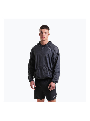 Мъжко ветроустойчиво яке Boxraw Genaro Oversized Windbreaker Hoodie charcoal