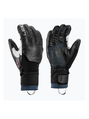 Мъжки скиорски ръкавици LEKI Hevon Pro 3D black/marine