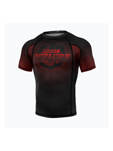 Мъжки рашгард Octagon Legion Premium Conquest black/red