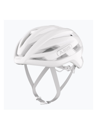 ABUS StormChaser Ace чисто бяла велосипедна каска
