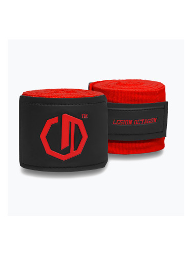 Боксьорски бандажи Octagon Legion Supreme 300 cm red