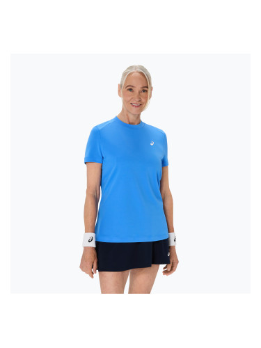 Дамска тенис фланелка ASICS Court Top W blue coast