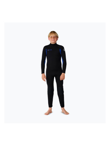 Детски неопренов костюм за плуване Rip Curl Trad 4/3 mm Back Zip black/blue