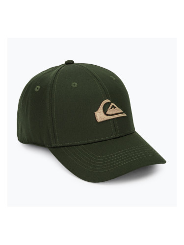 Мъжка шапка с козирка Quiksilver Decades dark olive