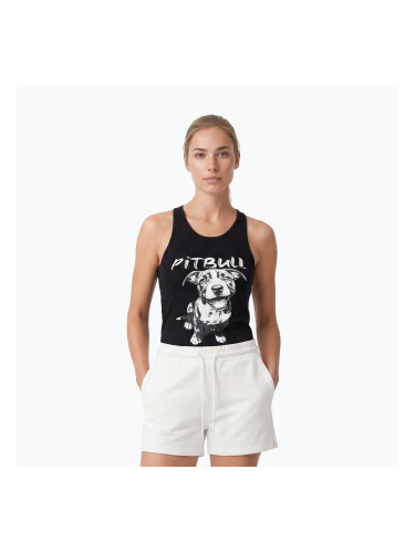 Дамска тениска Pitbull Puppy 2 Tank Top black