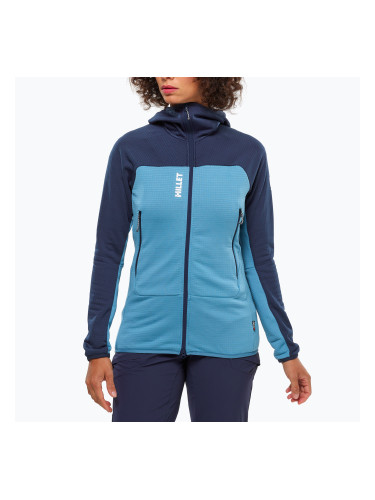 Дамски суитшърт Millet Fusion Grid Hoodie coronet blue/saphir