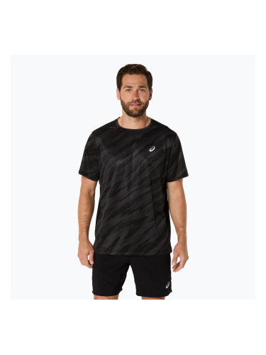 Мъжка тениска за бягане ASICS Core All Over Print SS Top performance black