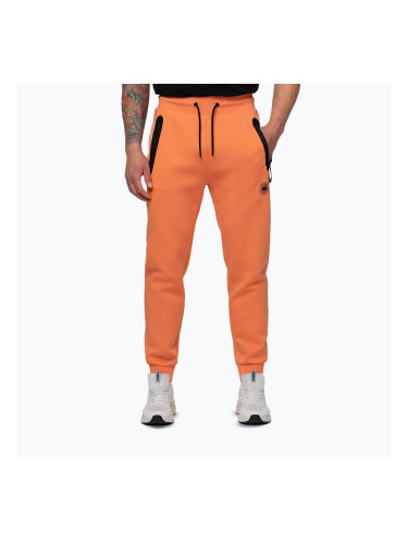 Мъжки панталони за бягане Pitbull Dogwood Track fluo orange