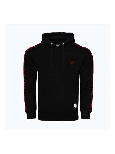 Мъжки суитшърт Octagon Stripe Hoodie black/red