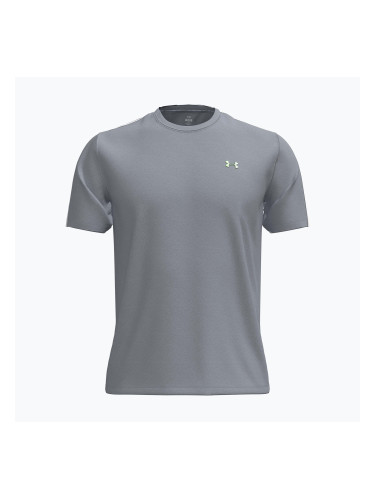 Мъжка тениска за тренировка Under Armour Tech Taping mod gray/black/lumos lime