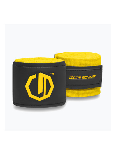Боксьорски бандажи Octagon Legion Supreme 500 cm yellow