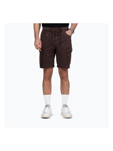 Мъжки къси панталони Pitbull Proctor Drawstring Cargo dark brown