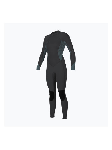 Дамски неопренов костюм за плуване O'Neill Bahia 3/2 Back Zip Full IT1 tempered steel/shaded island sky/shade