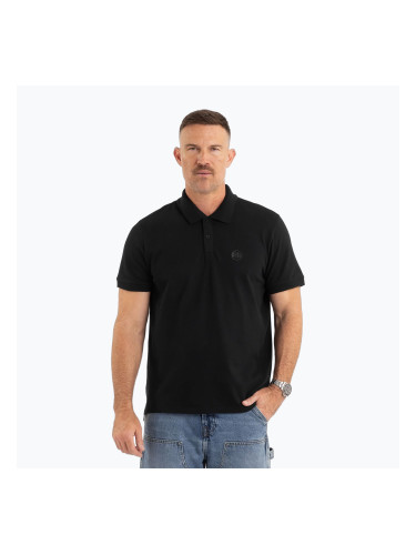 Мъжка тениска поло Pitbull West Coast Polo Pique Regular black