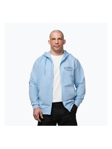 Мъжки суитшърт Pitbull Midnight Sweatshirt Zip Hooded sky blue