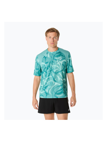 Мъжка тениска за бягане ASICS Road Lite-Show light teal