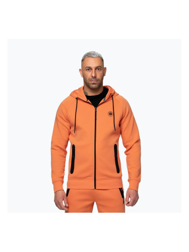 Мъжки суитшърт Pitbull Dogwood Hooded Zip Sweatshirt fluo orange